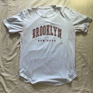 White Boston t-shirt